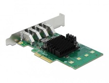 DeLOCK PCI Express x4 Card to 4 x external USB 3.0 Quad Channel - Low Profile