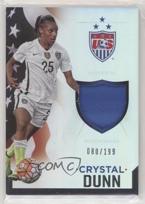 2015 Panini USA Soccer National Team USA Memorabilia 80/199 Crystal Dunn #3 uk2