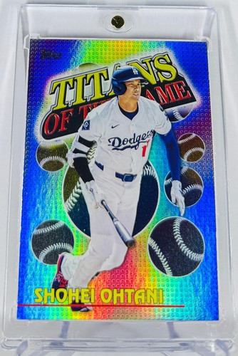 Shohei Ohtani RARE REFRACTOR INVESTMENT CARD TOPPS CHROME DODGERS MVP MINT