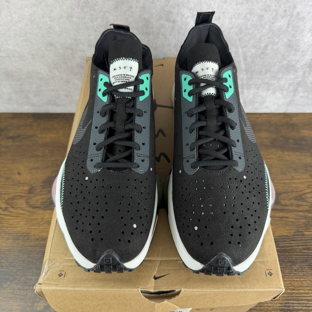 NEW Nike Air Zoom-Type Black Menta Size 9.5 CJ2033-010 Men's Gym
