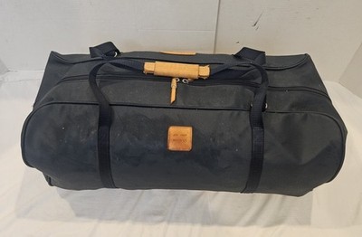 Jon Hart Design 26'' Daytripper Coated Canvas Travel Bag NAVY BLUE Monogramed MKM