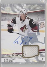 2017-18 Ultimate Collection Auto Jerseys Christian Dvorak #13 Auto 04k2