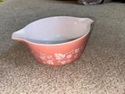 Vintage PYREX Pink Gooseberry Casserole Dish 475-B 2 1/2 Qt