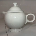 Vintage FIESTAWARE Teapot Fiesta WHITE  5 Cup Tea Pot Discontinued