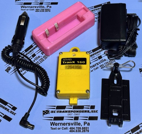 MYLAPS AMB TRANX160 KART TRANSPONDER COMBO - BRAND NEW BATTERY 4/2026