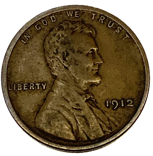 1912 P Lincoln Wheat Cent Penny Fine Condition "Actual Coin Pictured" -1914