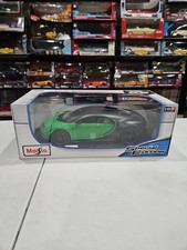Maisto Special Edition Bugatti Chiron Sport - 1:18 Scale, Green & Black NEW 🇺🇸
