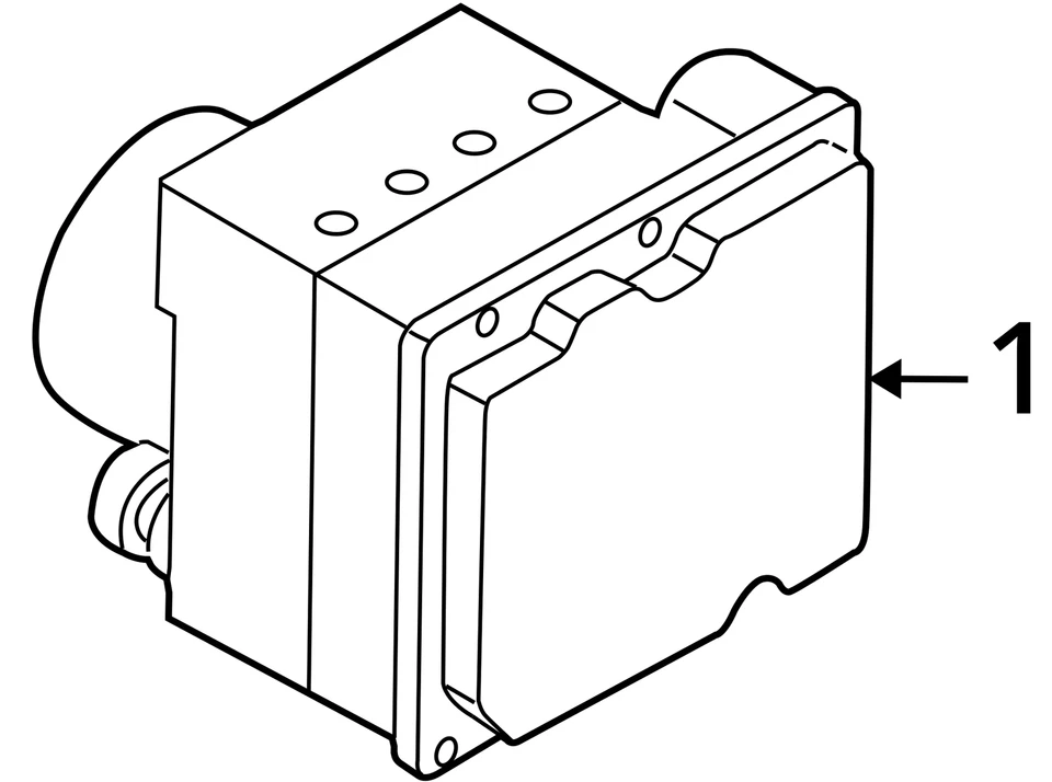 ABS Pump Anti-Lock Brake Part Assembly AWD Fits 10-12 MAZDA CX-7 1923217 Foto 4 de 4