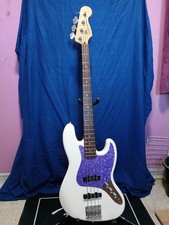 Squire Vintage Modified Jazz Bass Olympic White Used Electric Bass