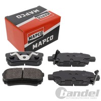 Mapco BremsbelÄGe Satz Hinten Passend FüR Chrysler Sebring Jeep Compass Patriot