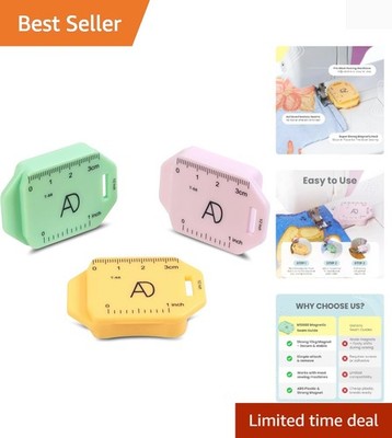 Universal Magnetic Seam Guide, fits Most Sewing Machines 3 Pack |