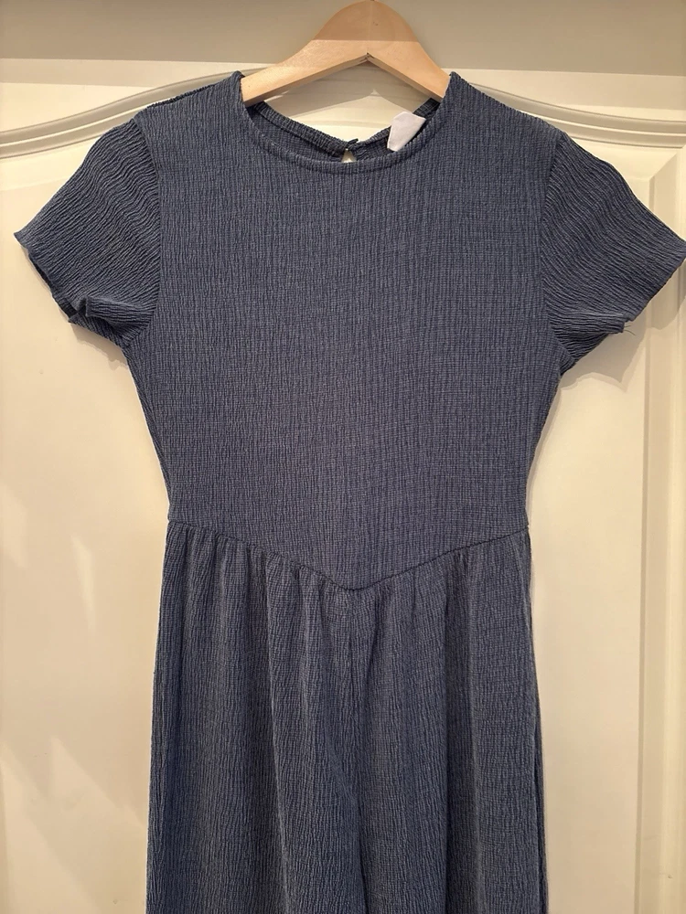 Overall, Jumpsuit, Einteiler, grau-blau, Zara, Größe 164, wurde nie getragen