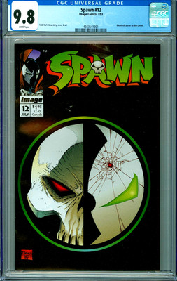 SPAWN #12 CGC 9.8 WP Modern Age IMAGE COMICS 1993 Todd McFarlane