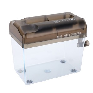 Manual Shredder Mini Hand Shredder Cutting With 4 Non Slip Foams For Documents