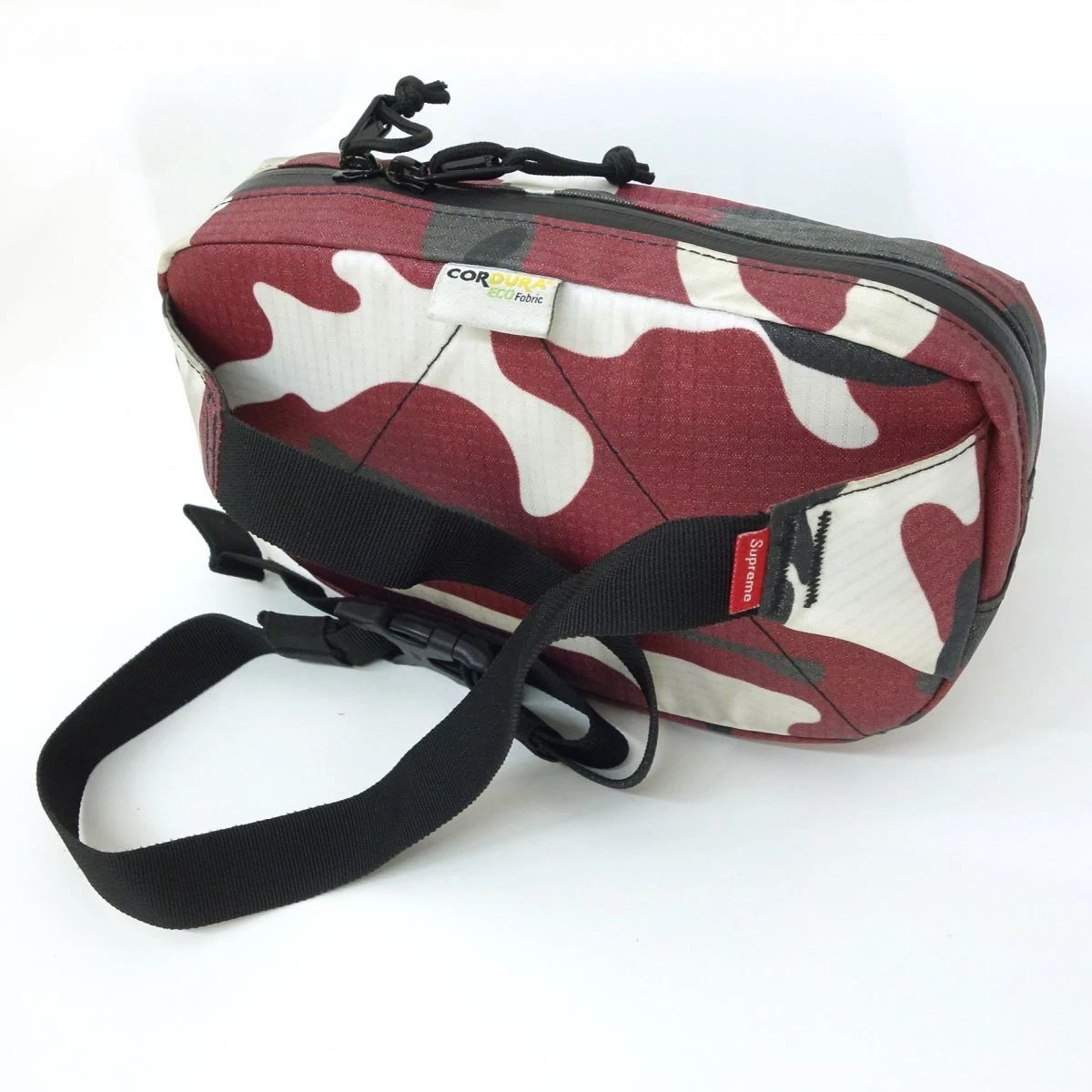 Sac taille logo transparent Supreme 21Ss camouflage rouge camouflage