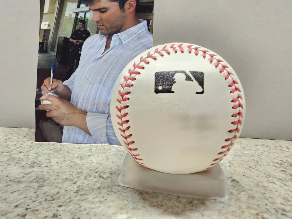 Dan Uggla Atlanta Braves MLB Autografiado Rawlings Béisbol Sin Certificado de Autenticidad Foto 4 de 4