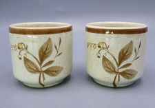 Royal Doulton Lambethware  Sandsprite Egg Cups Pair -  1977 England - VGC