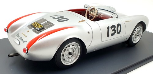 Spark 1/12 Scale 45 004 7800 - Porsche 550 Spyder 1955 #130 - Silver - Picture 2 of 6