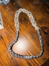 Rhinestone Braided Headband - Crystal Braid Hairband with Elastic Back