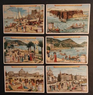 Sammelbilder Kaufmannsbilder Liebig vollständige Serie SEEBÄDER