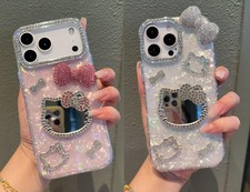 Bling 3D Cartoon Mirror Case for Samsung A17 16 15 14 54 55 56 35 36 26 07 06 05