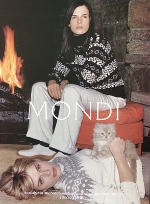 1999 MONDI Women's Fashion Original Magazine PRINT AD