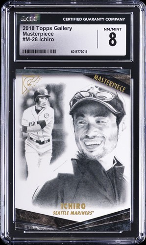 2018 TOPPS GALLERY MASTERPIECE #M-28 ICHIRO CGC 8