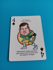 Chad Clifton Card Green Bay Packers Hero Decks Playing Card Football Card
