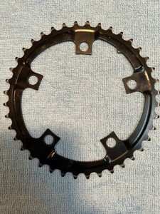 Suntour Bike Chainring 40T Black Steel 110 bcd 5-Bolt