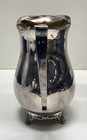 Viking Plate Silver Plate Water Pitcher with Ice Guard Footed Vintage 1980 — photo 3