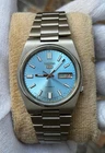 Vintage Seiko 5 Automatic Ice Blue Dial 7009 Movement Day-Date  Men’s Watch