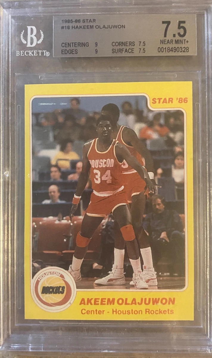 Hakeem Olajuwon Beckett Grading Services (BGS) Basketball Rookie