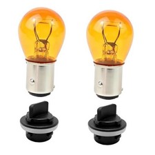 2PCS Front Turn Signal Light Sockets  Bulbs Kit, High-visibility Halogen