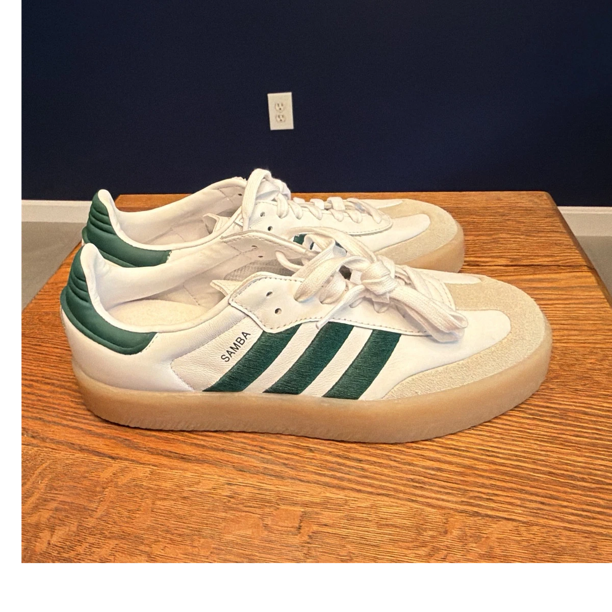 adidas Samba Low White | eBay