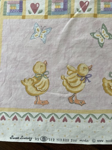 MODA Sweet Lullaby Deb Strain - 23” x42” Panel Pink, Fat Quarter, Print VTG - Picture 9 of 9