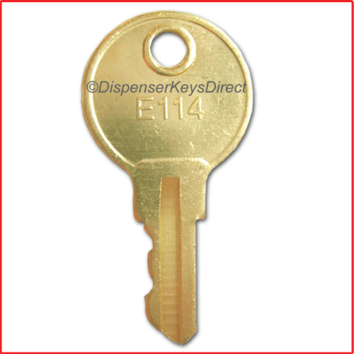 ASI - "E114" Key - (4/pk.) for Paper Towel, Toilet Tissue & Soap Dispensers - Picture 2 of 2