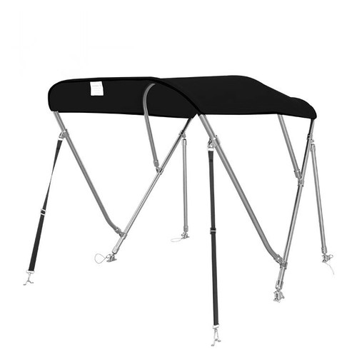 3Stangen Sonnenverdeck Edelstahl Bimini Top "Deluxe" Breite 200213cm