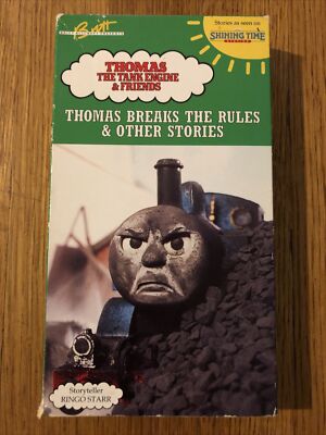 Thomas The Tank Engine Thomas Breaks The Rules Vhs Video Tape Ringo