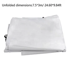 Silver RV Roof Cover, Waterproof Camper Roof Cover, Protective Roof Cover