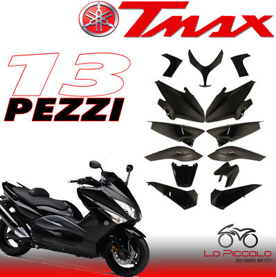 KIT PLASTICHE CARENE COMPLETO 13 PEZZI NERO LUCIDO YAMAHA T-MAX