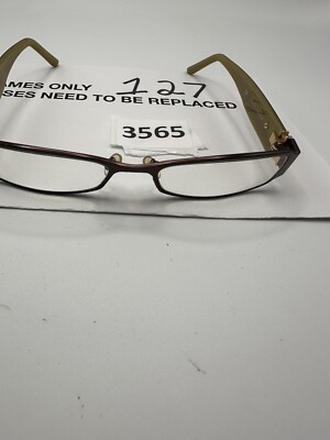 Christian Dior Eyeglasses Frame CD3704 AXO Brown rectangle Italy 52-17-135