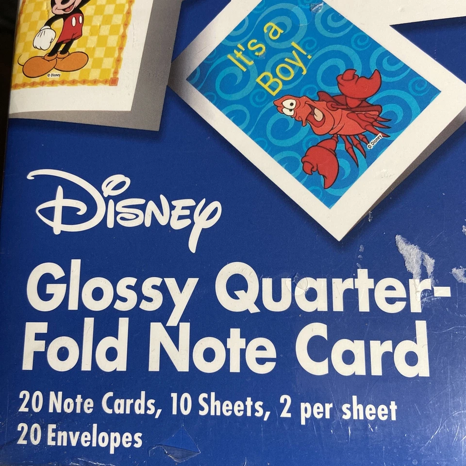 Глянцевые складные открытки на четверть доллара Disney Mailing Creations. - Изображение 4 из 4