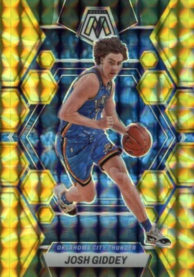 2022-23 Panini Mosaic Mosaic Reactive Yellow #129 Josh Giddey | eBay
