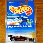 Hot Wheels Vintage No Fear Race Car Black 244 Blue Card 7 Spoke Malaysia 1992
