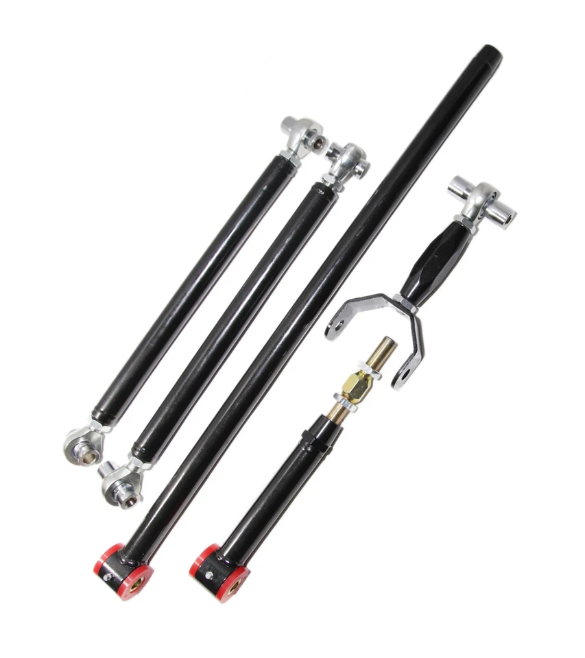 AJ. trasero 2D para Ford Mustang 05-14 Brazos de control inferiores + superiores y barra de pista dura Pan Foto 4 de 4