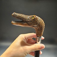 36" Antique Style Gator Head Walking Stick Cane