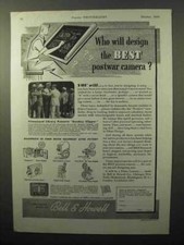 1943 Bell  Howell Movie Equipment Ad - Best Postwar