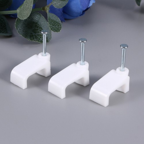 100 pièces cordon d'alimentation boucle clips muraux pince à câble fixateur organisateur de fil - Photo 5/11