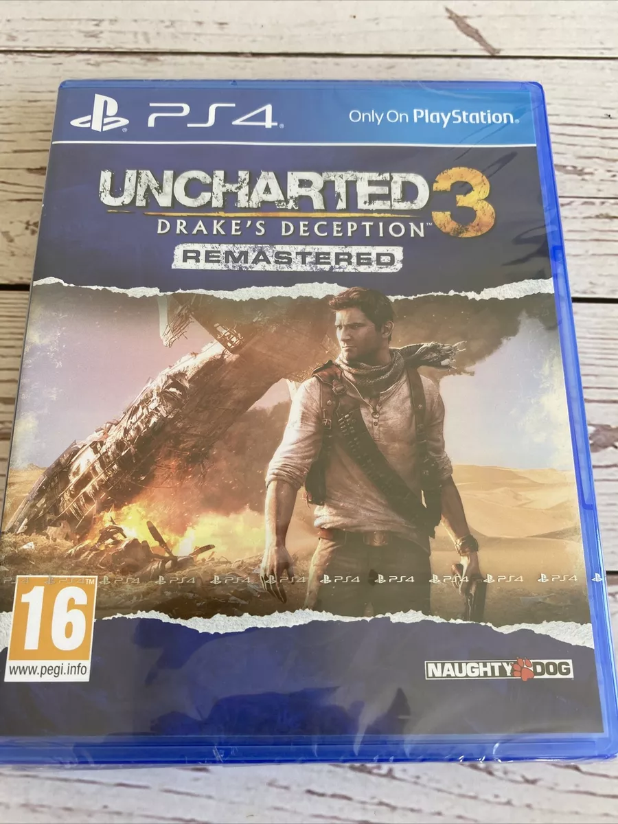 Uncharted 3 Drake's Deception Remastered PS4 Game : : PC & Video  Games