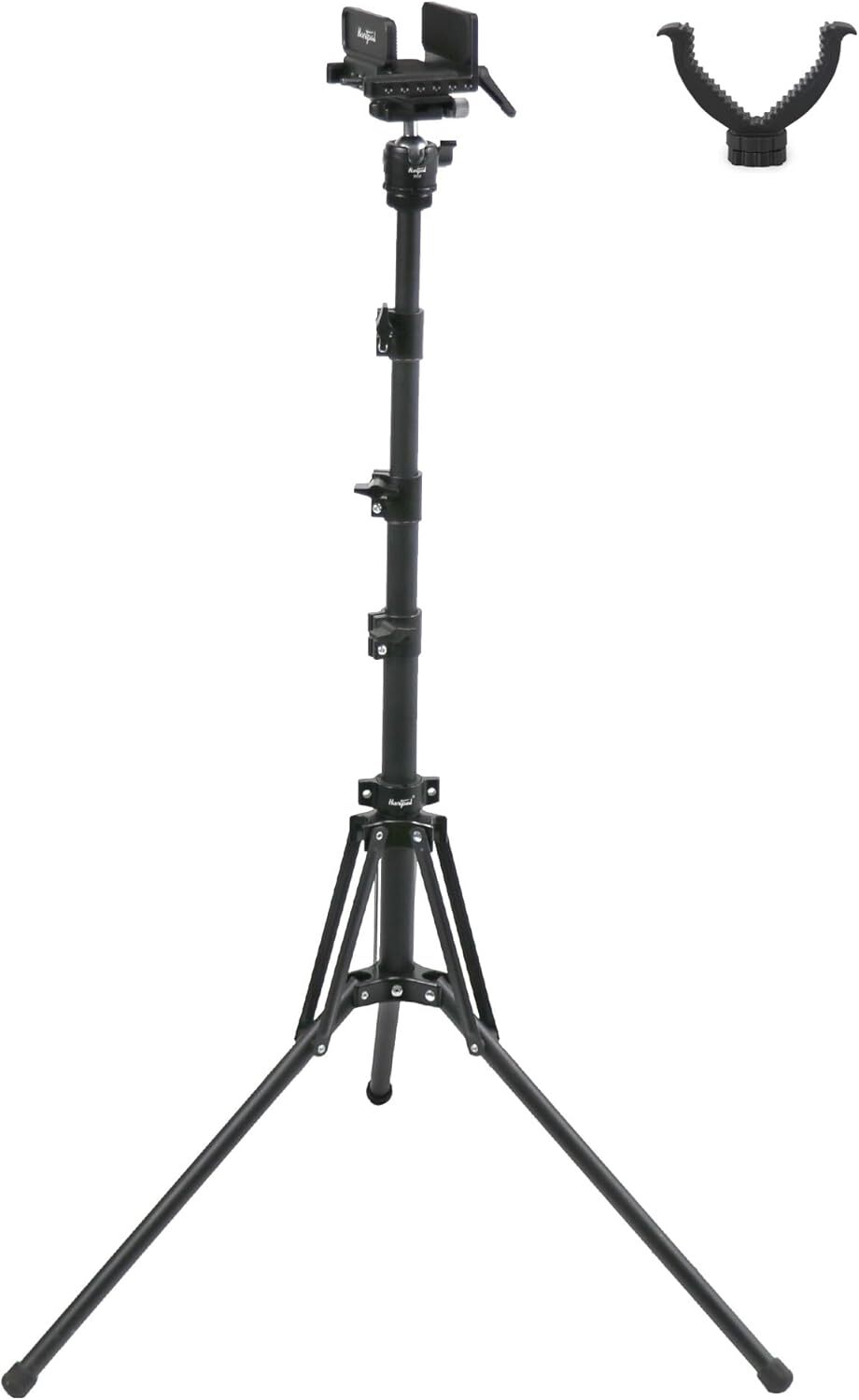 Shooting Tripod Stick Gun Rifle Shooting Rest, Foldable Aluminum 16
